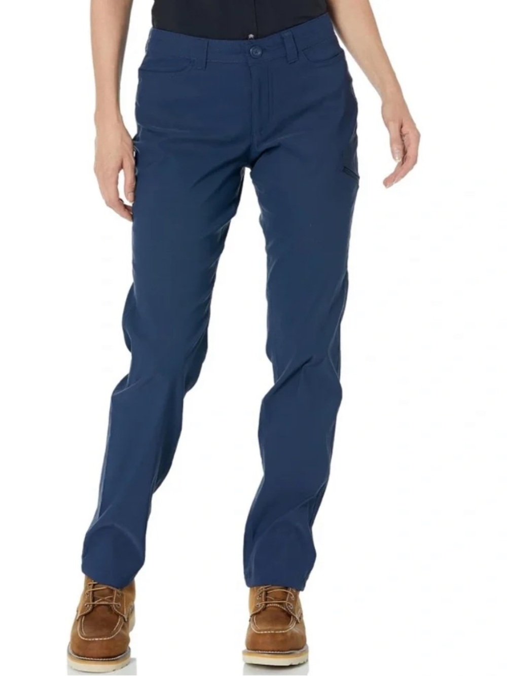 Eddie Bauer Rainier mid rise straight leg pants medium indigo NEW NWT